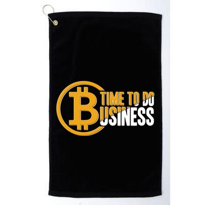 Bitcoin Time To Do Business Golf Towel