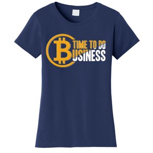 Bitcoin Time To Do Business Women's T-Shirt