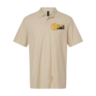 Bitcoin Time To Do Business Softstyle Adult Sport Polo