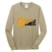 Bitcoin Time To Do Business Tall Long Sleeve T-Shirt
