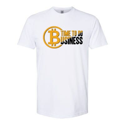 Bitcoin Time To Do Business Softstyle® CVC T-Shirt