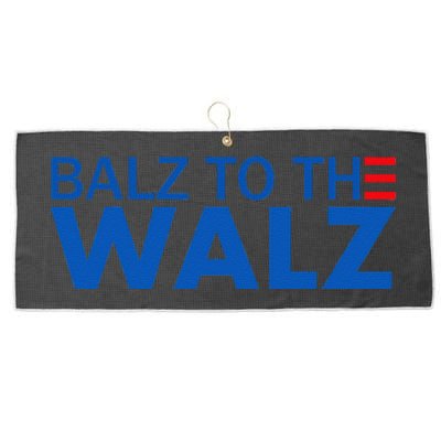 Balz To The Walz Harris Walz 2024 Gift Large Microfiber Waffle Golf Towel