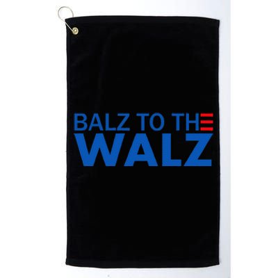 Balz To The Walz Harris Walz 2024 Gift Platinum Collection Golf Towel