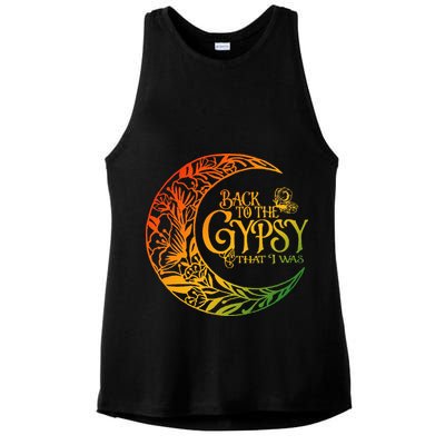 Back To The Gypsy That I Was Apparel Ladies PosiCharge Tri-Blend Wicking Tank