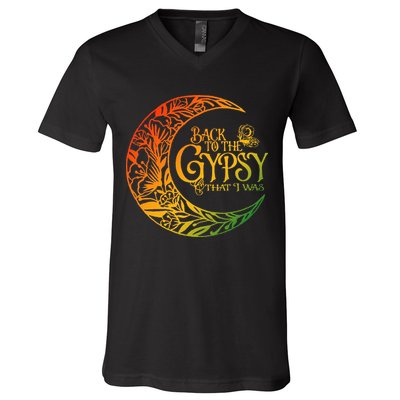 Back To The Gypsy That I Was Apparel V-Neck T-Shirt