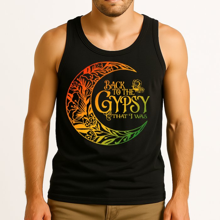 Back To The Gypsy That I Was Apparel Tank Top