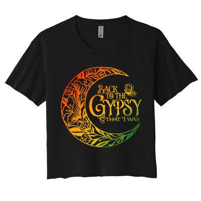 Back To The Gypsy That I Was Apparel Crop Top