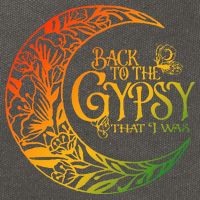 Back To The Gypsy That I Was Apparel Cotton Canvas Backpack
