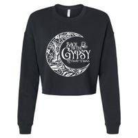 Back to The Gypsy That I Was Cropped Pullover Crew