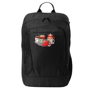 Buzzing Through The Twelve Days Of Caffeine Coffee Xmas City Backpack