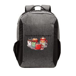 Buzzing Through The Twelve Days Of Caffeine Coffee Xmas Vector Backpack