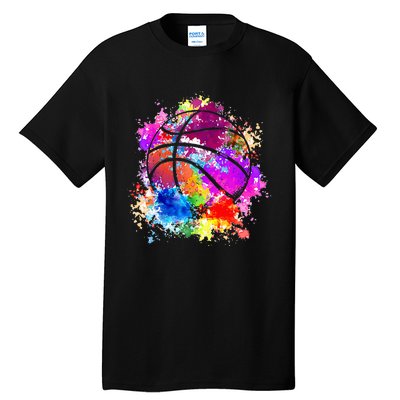 Basketball Teenagers Teens Women Baller Dunking Tall T-Shirt