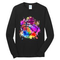 Basketball Teenagers Teens Women Baller Dunking Tall Long Sleeve T-Shirt