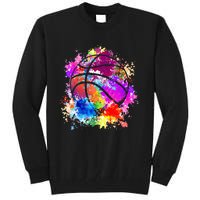 Basketball Teenagers Teens Women Baller Dunking Tall Sweatshirt