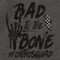 Bad To The Bone Ortho Squad Orthopedic Nurse Trauma Nurse Vector Backpack