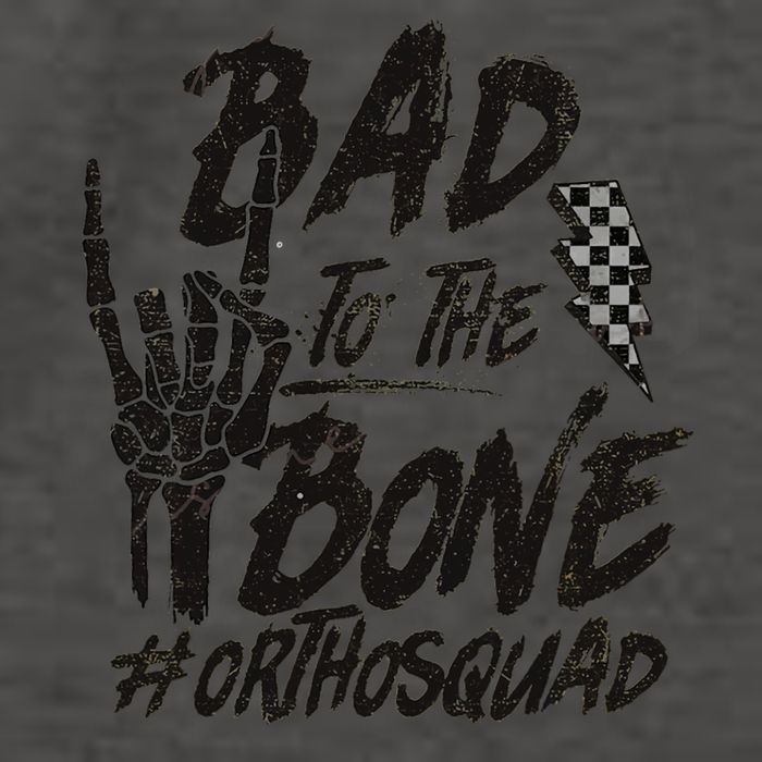 Bad To The Bone Ortho Squad Orthopedic Nurse Trauma Nurse Vector Backpack