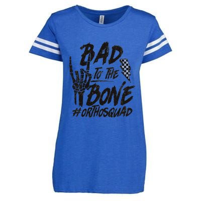 Bad To The Bone Ortho Squad Orthopedic Nurse Trauma Nurse Enza Ladies Jersey Football T-Shirt