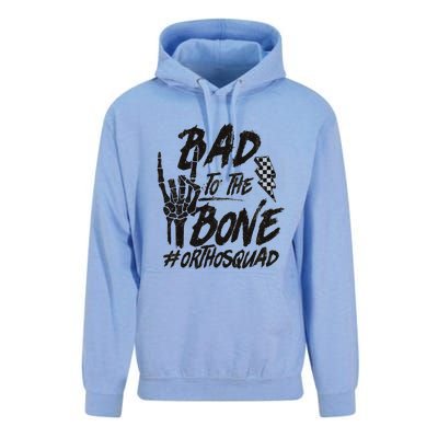 Bad To The Bone Ortho Squad Orthopedic Nurse Trauma Nurse Unisex Surf Hoodie