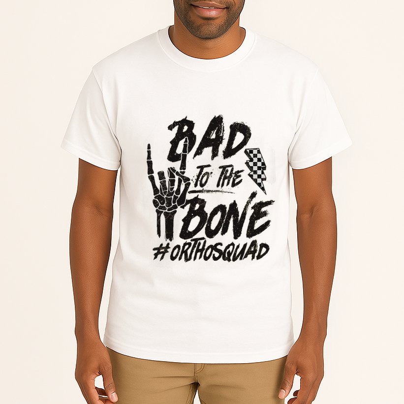 Bad To The Bone Ortho Squad Orthopedic Nurse Trauma Nurse Tall T-Shirt