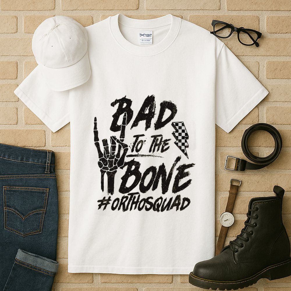 Bad To The Bone Ortho Squad Orthopedic Nurse Trauma Nurse Tall T-Shirt