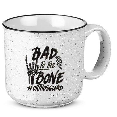 Bad To The Bone Ortho Squad Orthopedic Nurse Trauma Nurse 15oz Campfire Ceramic Mug