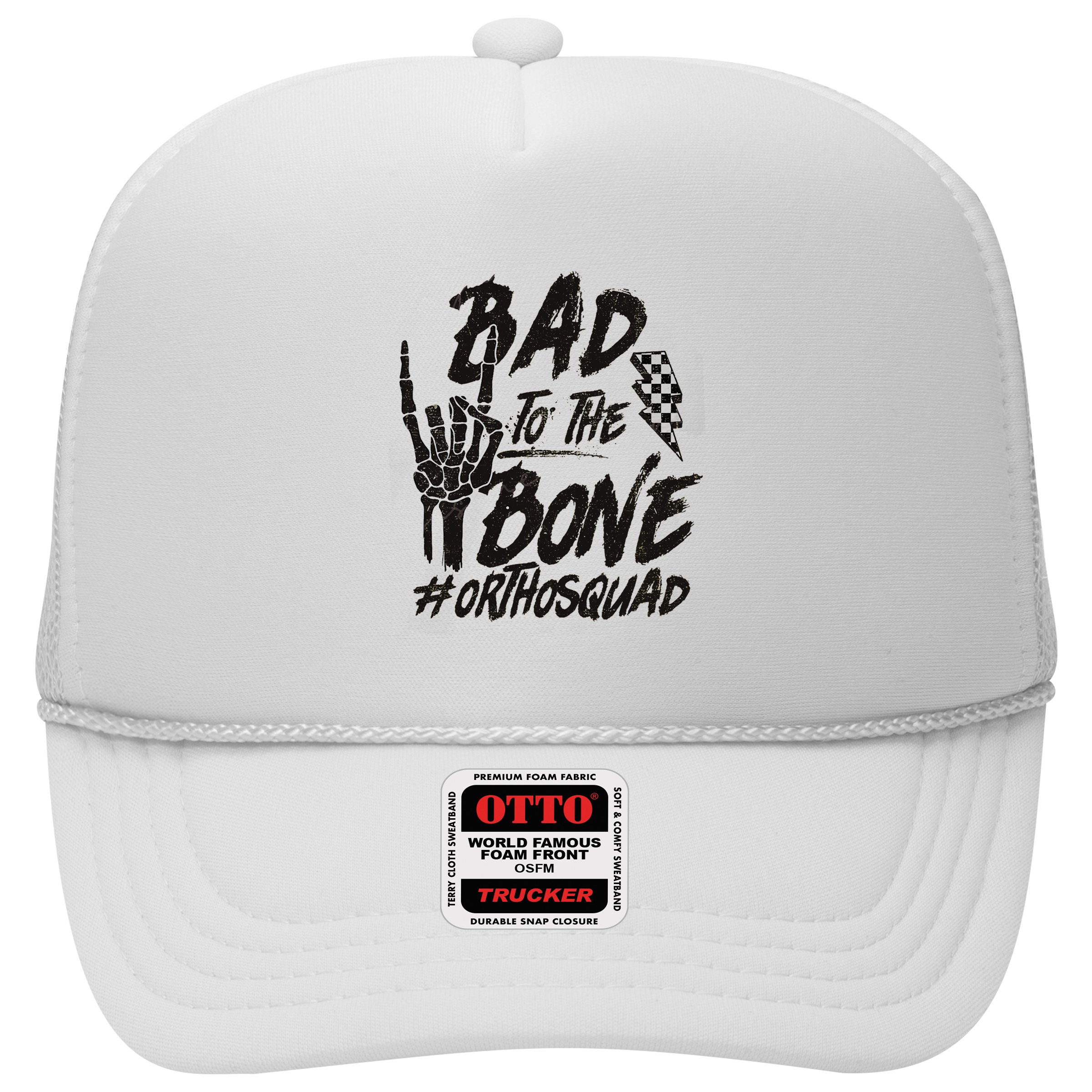 Bad To The Bone Ortho Squad Orthopedic Nurse Trauma Nurse Hat