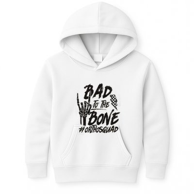 Bad To The Bone Ortho Squad Orthopedic Nurse Trauma Nurse Kids Hoodie