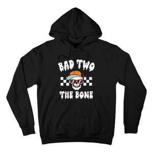 Bad To The Bone Skeleton Halloween Two Birthday Hoodie