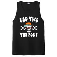 Bad To The Bone Skeleton Halloween Two Birthday PosiCharge Competitor Tank