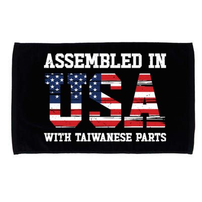 Born Taiwanese Taiwan American Usa Citizenship Great Gift Microfiber Hand Towel