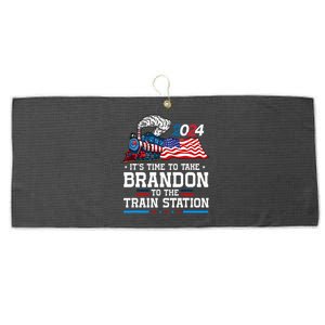 Brandon To Thetrain Station Kinda Day 2024 Large Microfiber Waffle Golf Towel