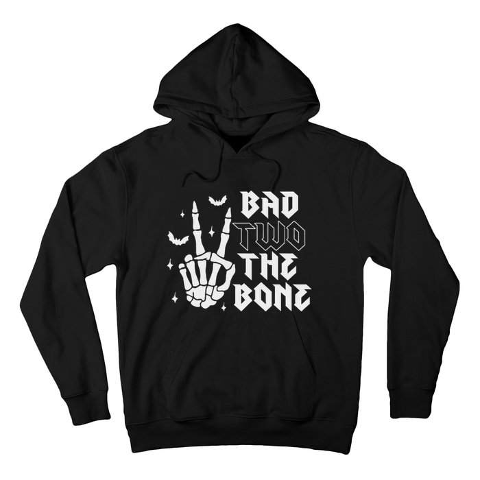 Bad Two The Bone Birthday 2nd 2 Years Old Birthday Boy Girl Hoodie