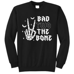 Bad Two The Bone Birthday 2nd 2 Years Old Birthday Boy Girl Sweatshirt