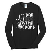 Bad Two The Bone Birthday 2nd 2 Years Old Birthday Boy Girl Tall Long Sleeve T-Shirt