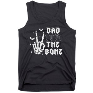 Bad Two The Bone Birthday 2nd 2 Years Old Birthday Boy Girl Tank Top