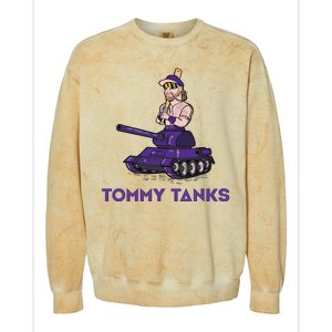 Baseball Tommy Tanks Funny Colorblast Crewneck Sweatshirt