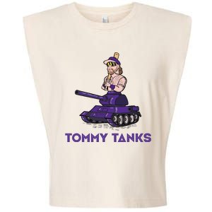 Baseball Tommy Tanks Funny Garment-Dyed Women's Muscle Tee