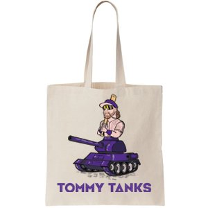 Baseball Tommy Tanks Funny Tote Bag