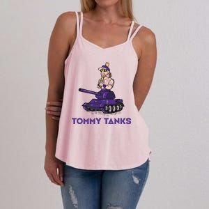 Baseball Tommy Tanks Funny Women's Strappy Tank