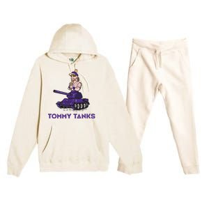 Baseball Tommy Tanks Funny Premium Hooded Sweatsuit Set