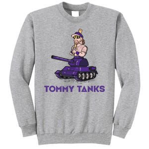 Baseball Tommy Tanks Funny Tall Sweatshirt