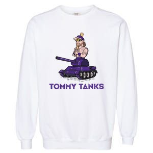 Baseball Tommy Tanks Funny Garment-Dyed Sweatshirt