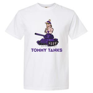 Baseball Tommy Tanks Funny Garment-Dyed Heavyweight T-Shirt