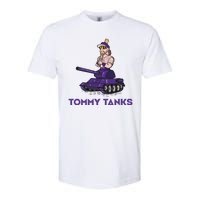 Baseball Tommy Tanks Funny Softstyle CVC T-Shirt