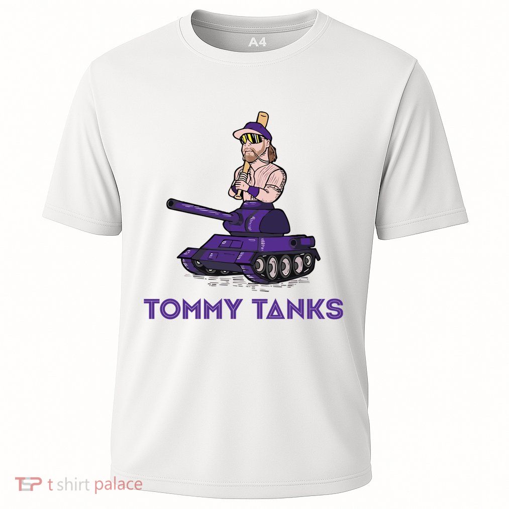 Baseball Tommy Tanks Funny Performance Shirt