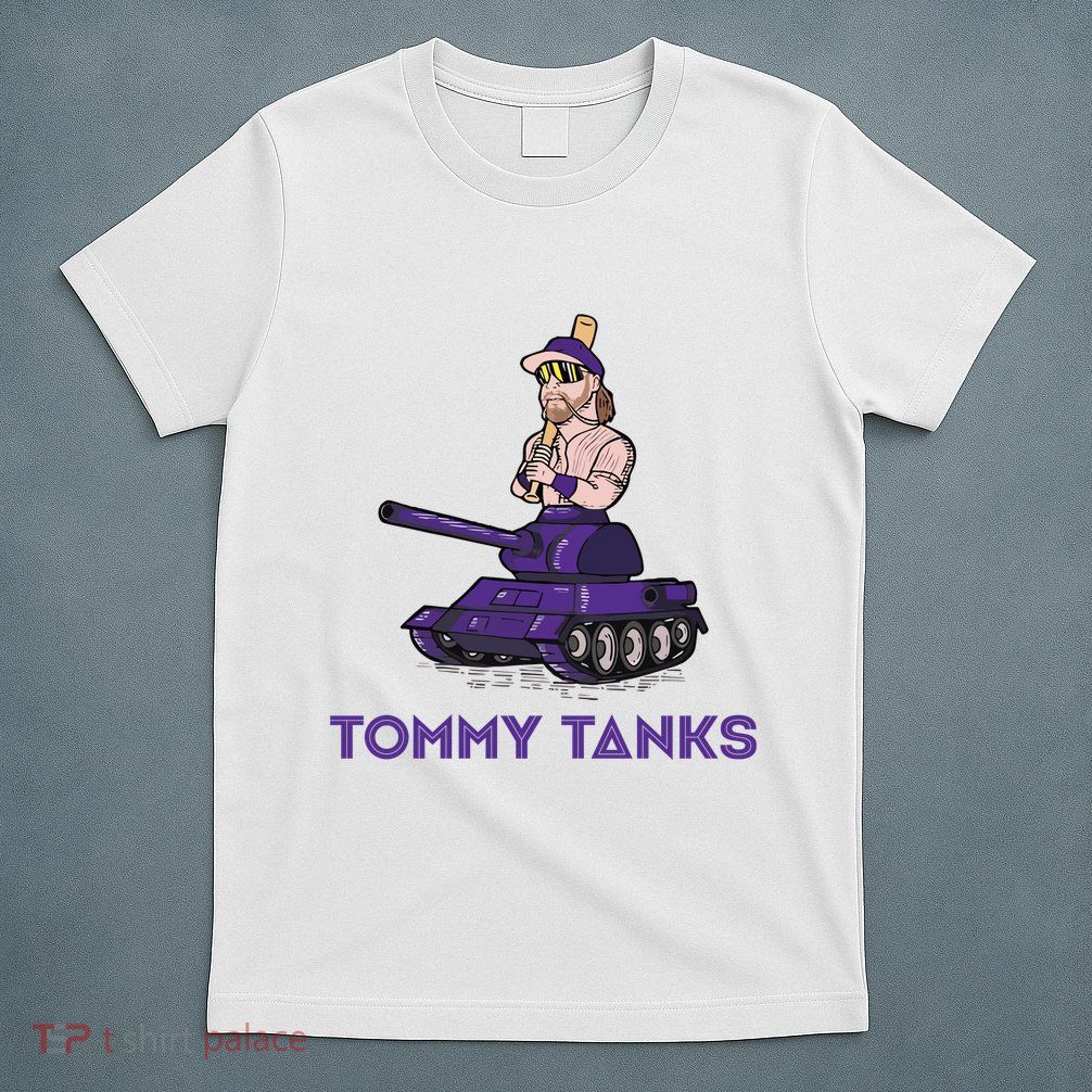 Baseball Tommy Tanks Funny T-Shirt