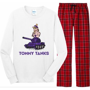 Baseball Tommy Tanks Funny Long Sleeve Pajama Set