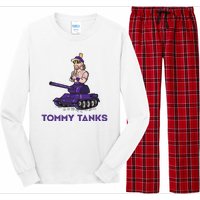 Baseball Tommy Tanks Funny Long Sleeve Pajama Set