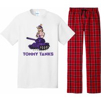 Baseball Tommy Tanks Funny Pajama Set