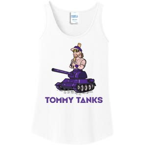 Baseball Tommy Tanks Funny Ladies Essential Tank